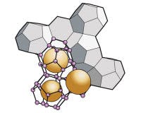 Moleculaire structuur CO<sub>2</sub>-hydraat
