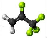 Structuurmodel 2,3,3,3-Tetrafluoropropylene (HFO-1234yf; R-1234yf)