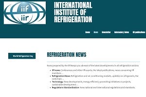Internationaal koude-instituut IIR heeft tijdelijk een ander webadres
