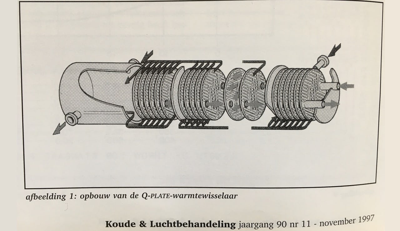 Technische tekening uit artikel van Wijbenga over de Q-plate.