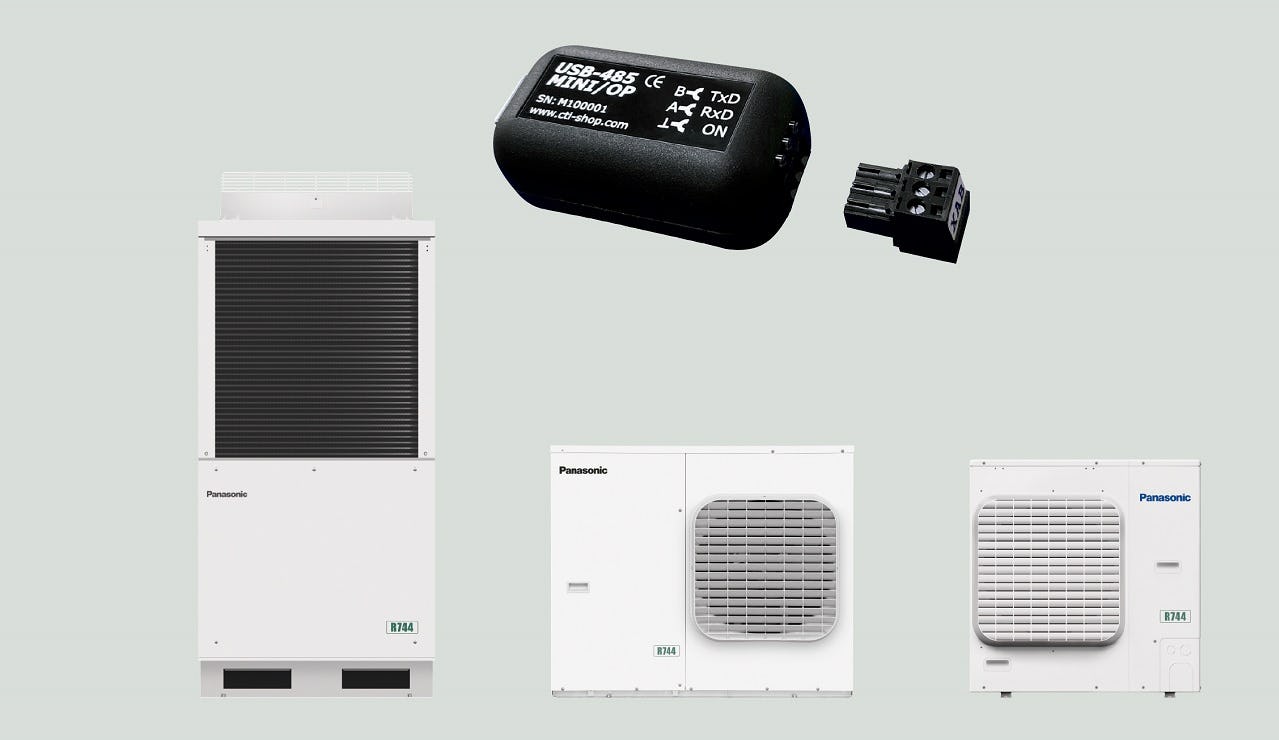 Servicetool voor CO₂-koelmachines van Panasonic