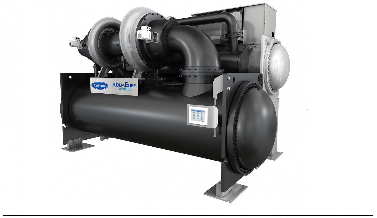 Carrier breidt vermogensrange van AquaEdge-koelmachines uit tot 3,8 MW