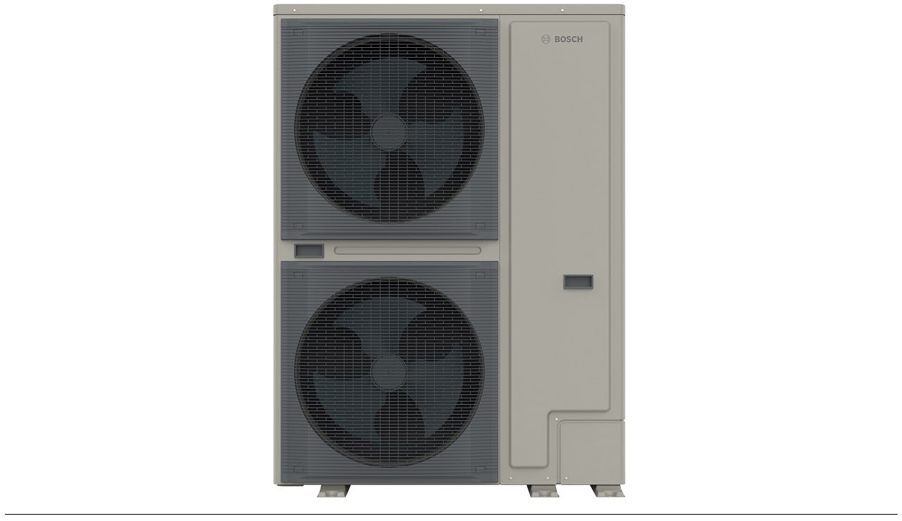 Monoblockwarmtepomp op R32 levert in cascade tot 180 kW vermogen