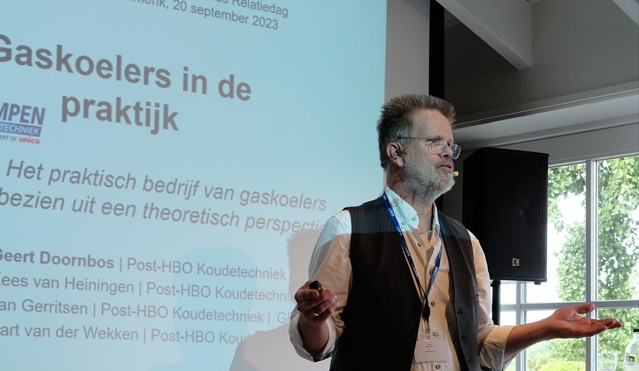 Geert Doornbos sprak over het vergelijken van gaskoelers in de praktijk.